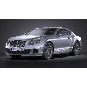 HQ LowPoly Bentley Continental GT Speed 2015